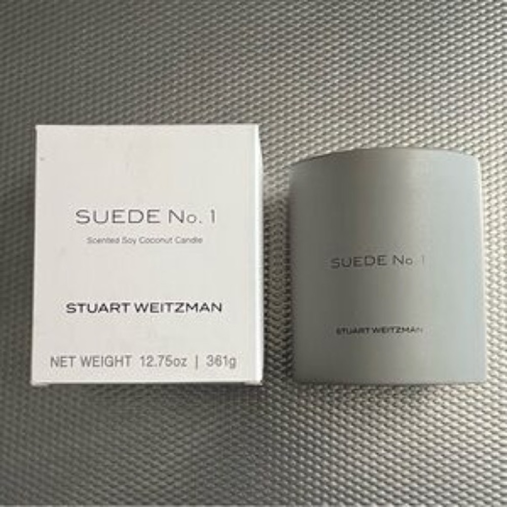 Suede No1 Stuart Weitzman candle